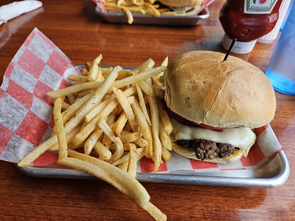 Cheeseburger and Fries